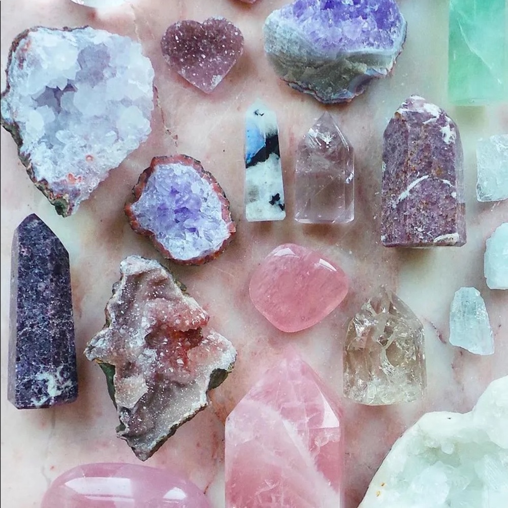 Crystal and Herb Bundles